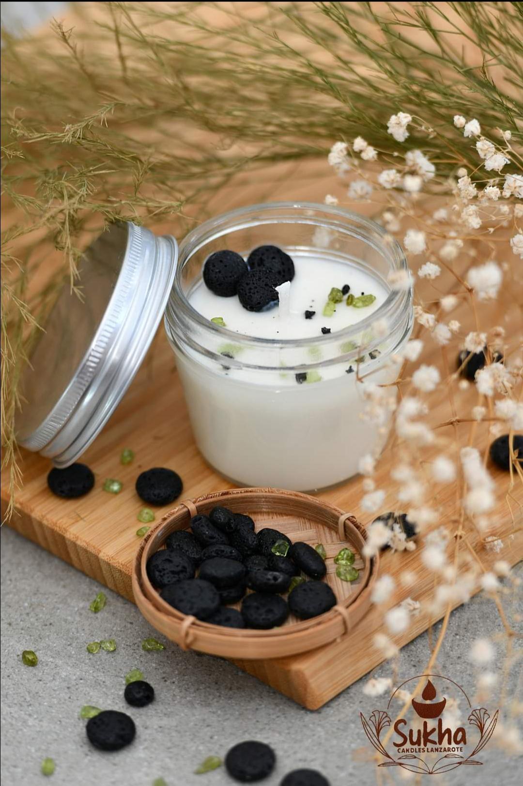 VELA SUKHA LANZAROTE PEQUEÑA (90 gr)